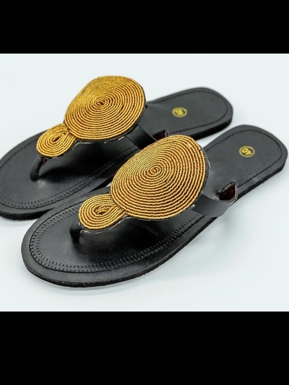 Wholesale Lot: About 68 Genuine-Leather Maasai Sandals